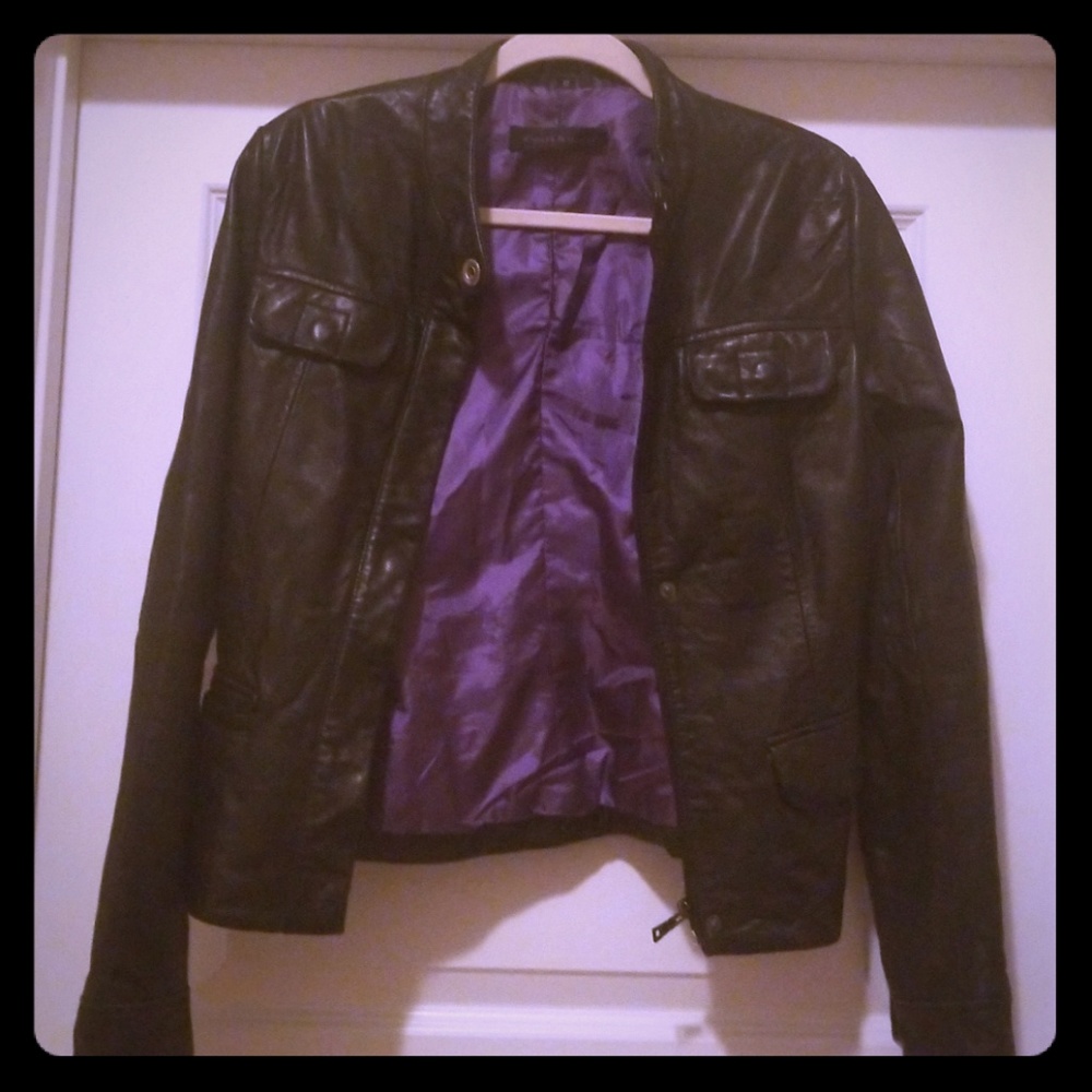Leather jacket